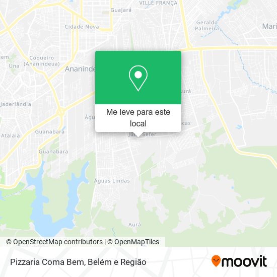 Pizzaria Coma Bem mapa