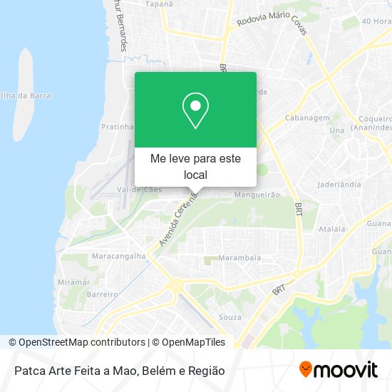 Patca Arte Feita a Mao mapa