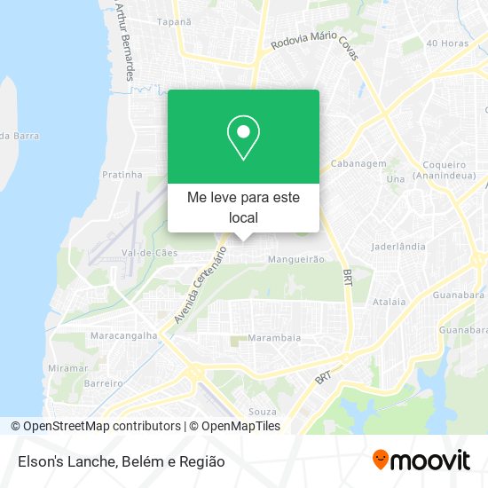 Elson's Lanche mapa