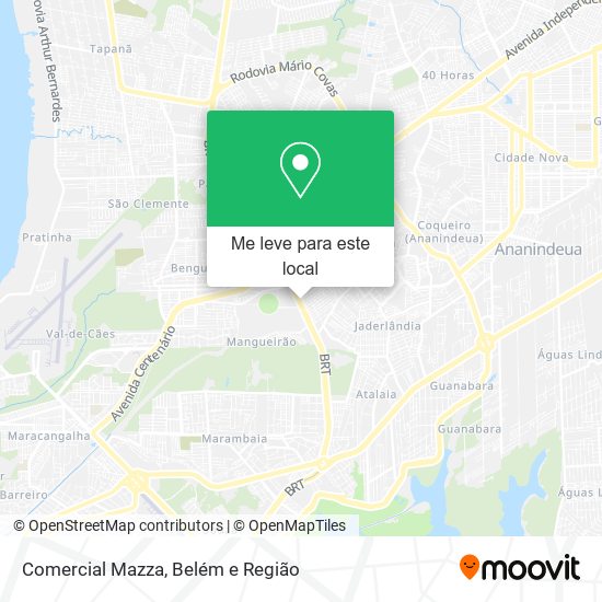 Comercial Mazza mapa