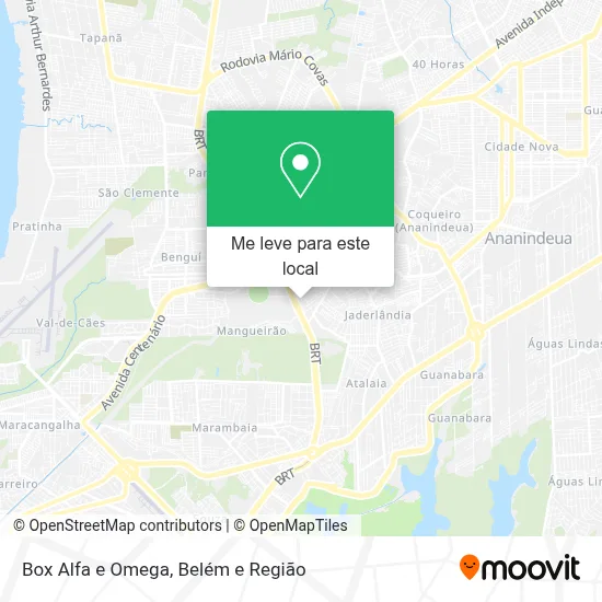 Box Alfa e Omega mapa