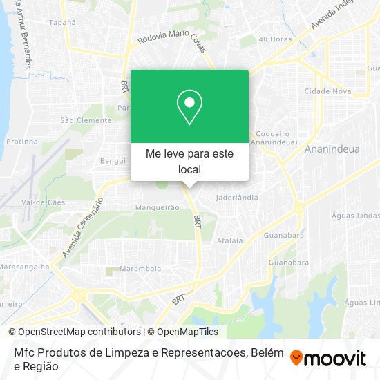 Mfc Produtos de Limpeza e Representacoes mapa