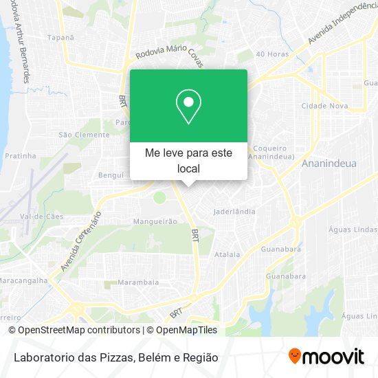 Laboratorio das Pizzas mapa