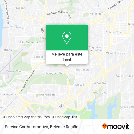 Service Car Automotivo mapa