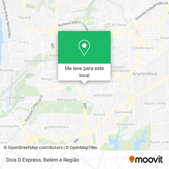 Dois D Express mapa