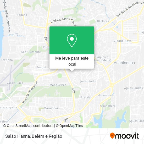 Salão Hanna mapa