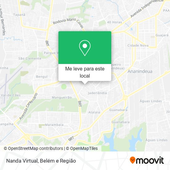 Nanda Virtual mapa