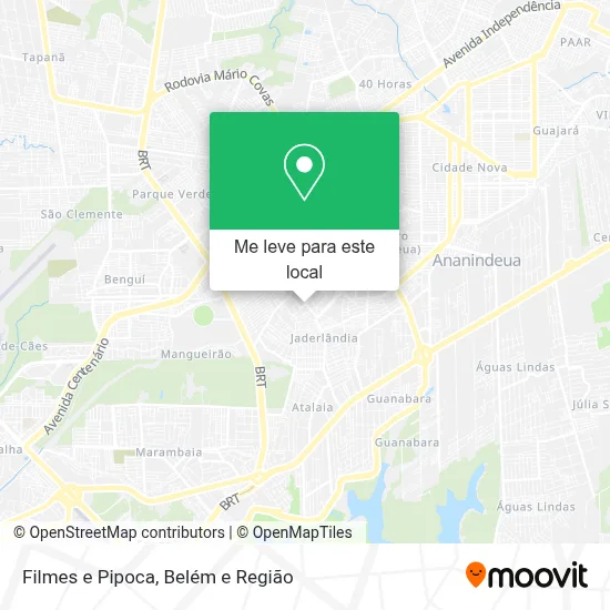 Filmes e Pipoca mapa