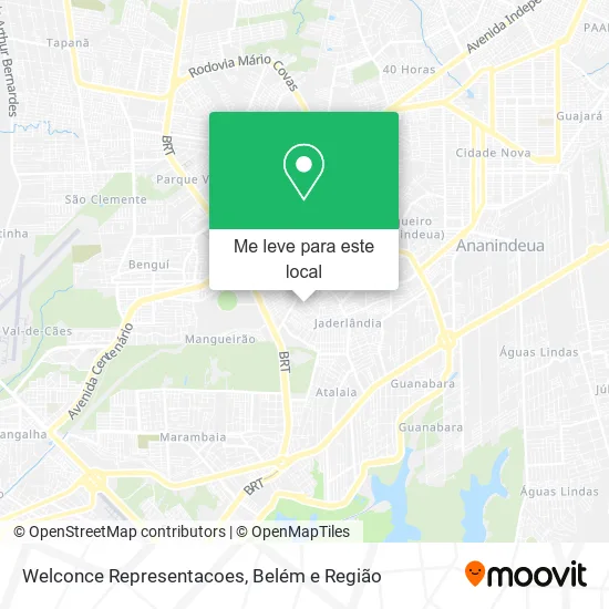 Welconce Representacoes mapa