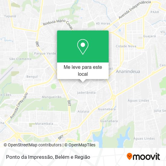 Ponto da Impressão mapa