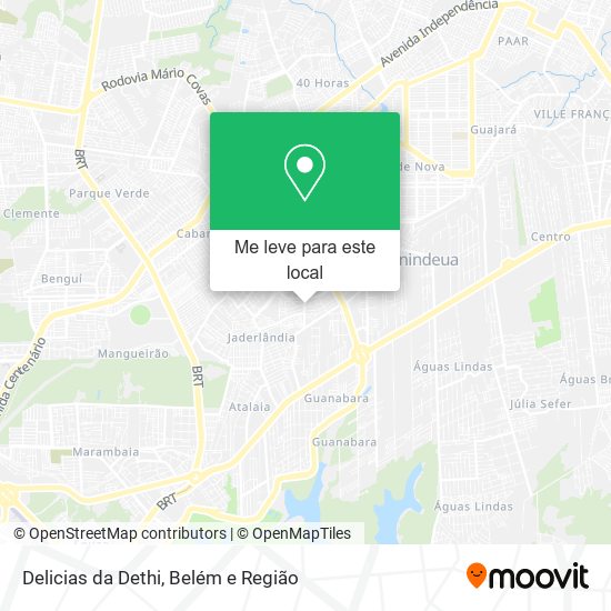 Delicias da Dethi mapa