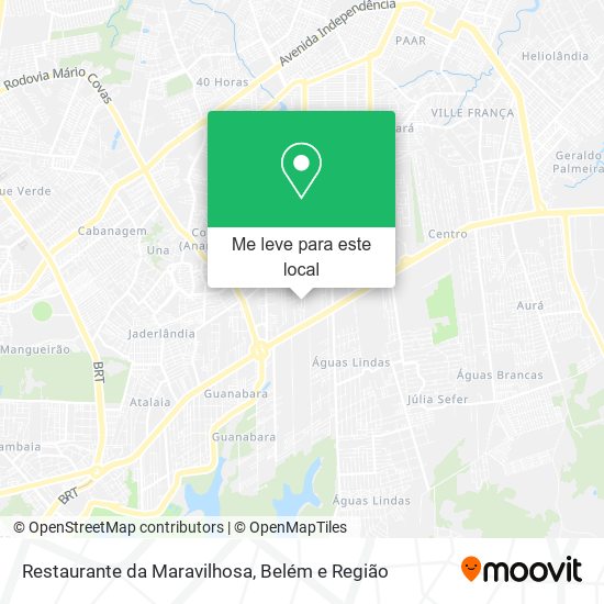 Restaurante da Maravilhosa mapa
