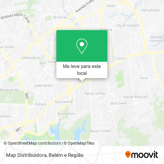Map Distribuidora mapa