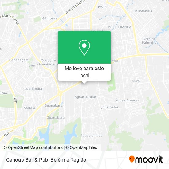 Canoa's Bar & Pub mapa