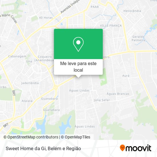 Sweet Home da Gi mapa