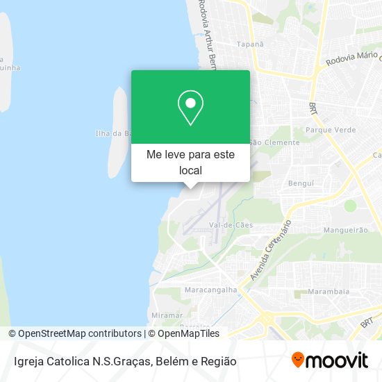 Igreja Catolica N.S.Graças mapa