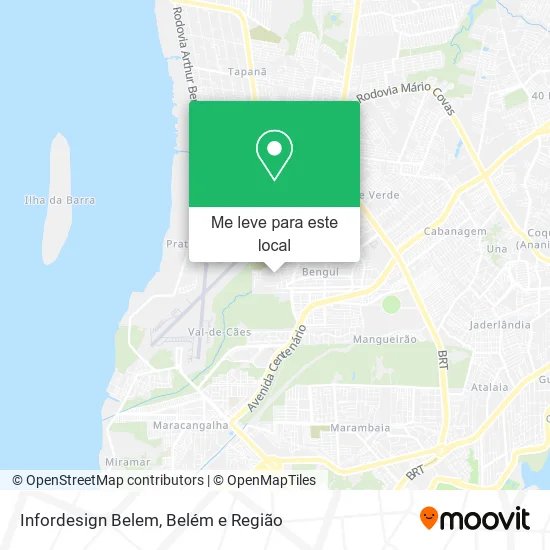 Infordesign Belem mapa