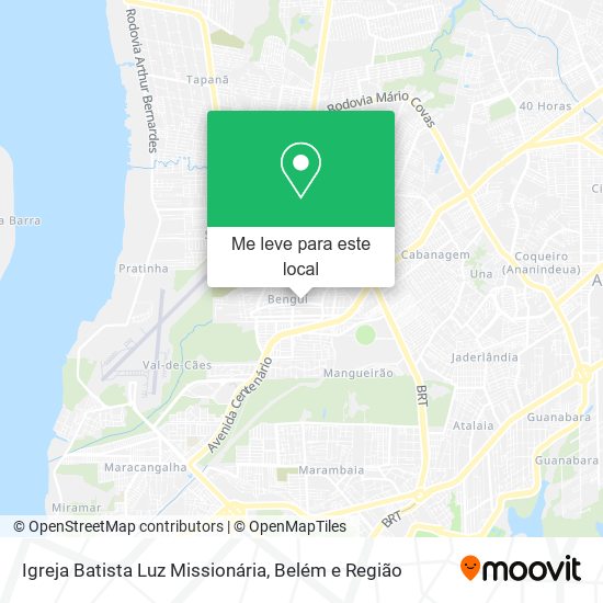 Igreja Batista Luz Missionária mapa