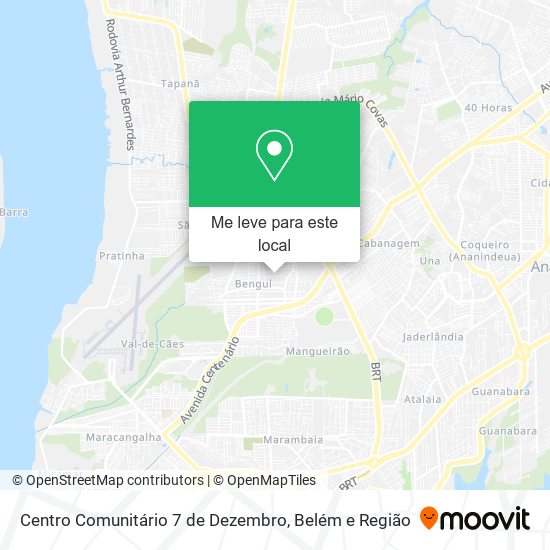 Centro Comunitário 7 de Dezembro mapa