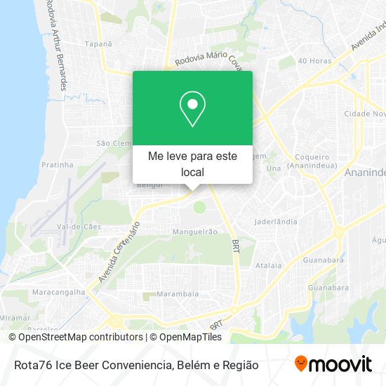 Rota76 Ice Beer Conveniencia mapa