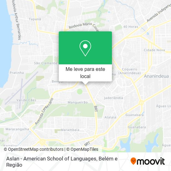 Aslan - American School of Languages mapa