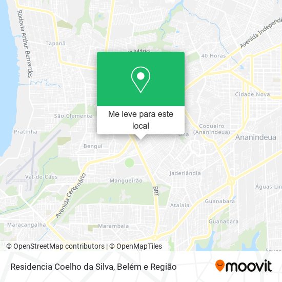 Residencia Coelho da Silva mapa