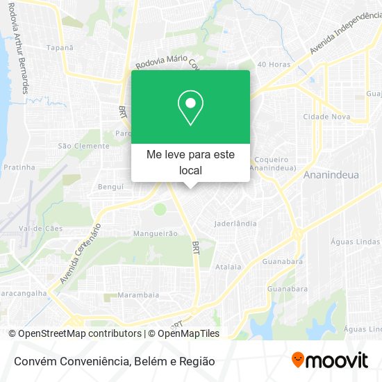 Convém Conveniência mapa