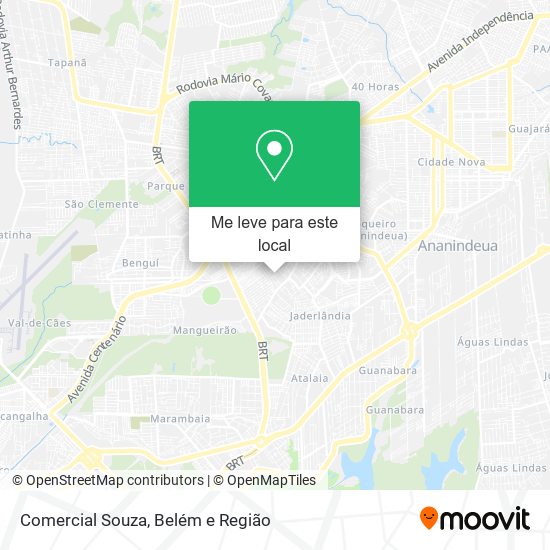 Comercial Souza mapa