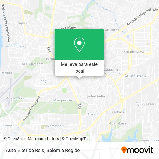 Auto Eletrica Reis mapa