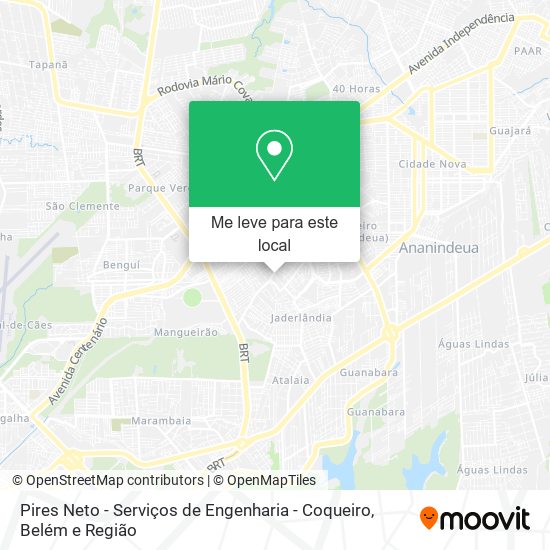 Pires Neto - Serviços de Engenharia - Coqueiro mapa