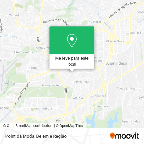 Point da Moda mapa