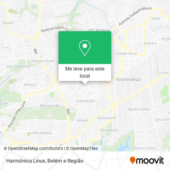 Harmônica Linux mapa