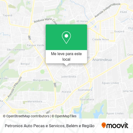 Petronios Auto Pecas e Servicos mapa