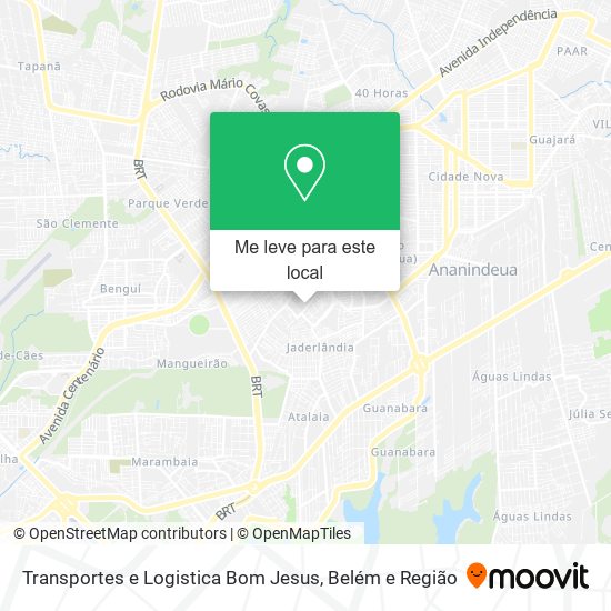 Transportes e Logistica Bom Jesus mapa