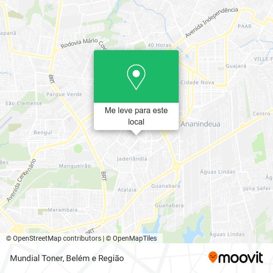 Mundial Toner mapa