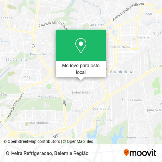 Oliveira Refrigeracao mapa