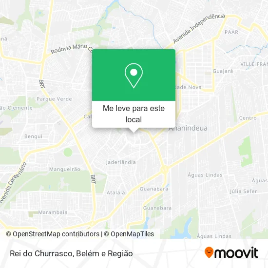 Rei do Churrasco mapa