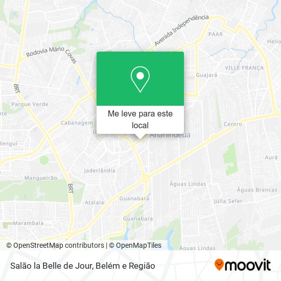 Salão la Belle de Jour mapa