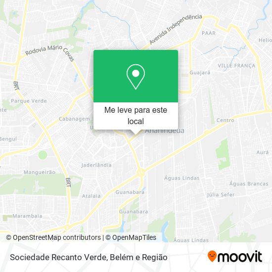 Sociedade Recanto Verde mapa