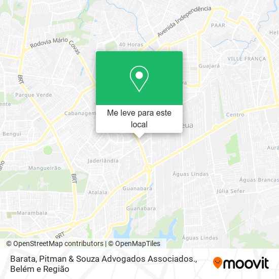 Barata, Pitman & Souza Advogados Associados. mapa