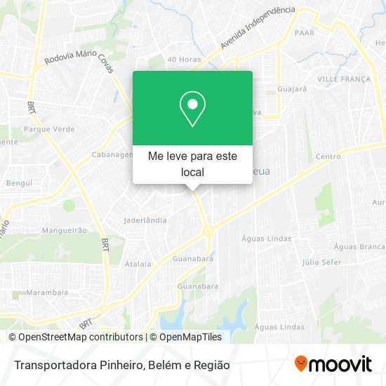 Transportadora Pinheiro mapa