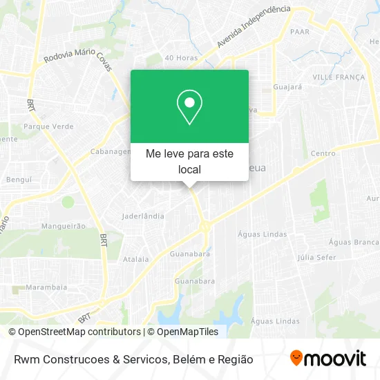 Rwm Construcoes & Servicos mapa