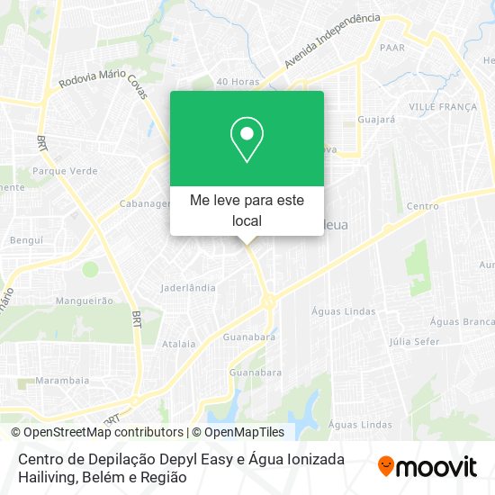 Centro de Depilação Depyl Easy e Água Ionizada Hailiving mapa