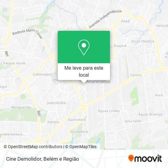 Cine Demolidor mapa