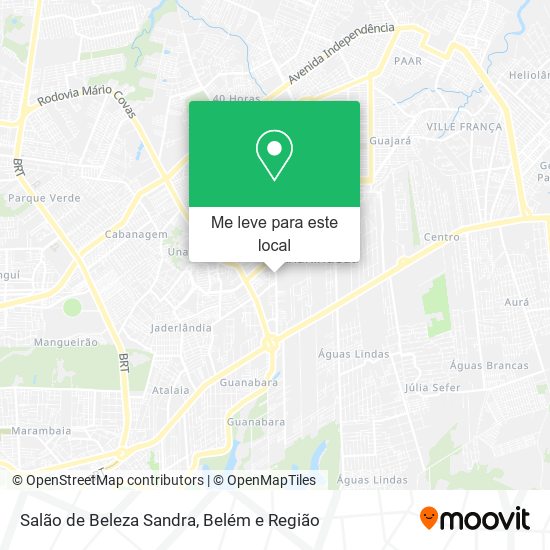 Salão de Beleza Sandra mapa