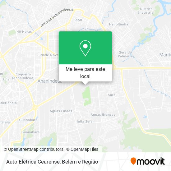 Auto Elétrica Cearense mapa