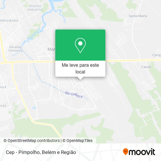 Cep - Pimpolho mapa