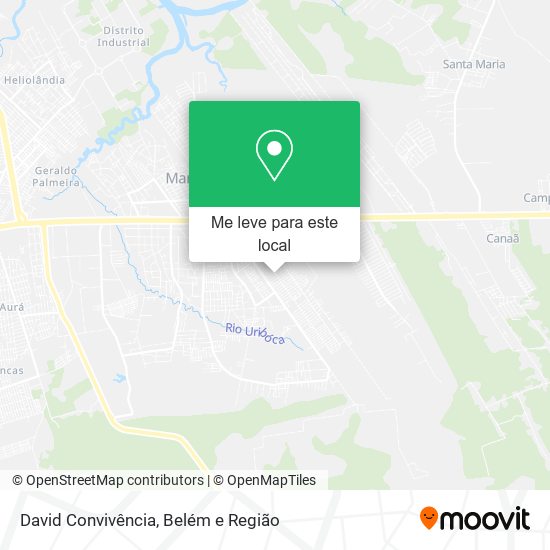 David Convivência mapa