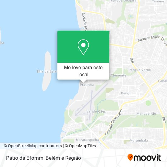 Pátio da Efomm mapa
