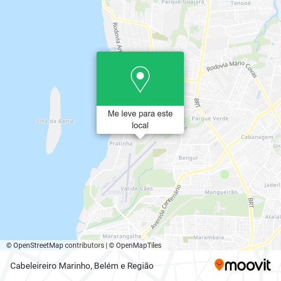 Cabeleireiro Marinho mapa
